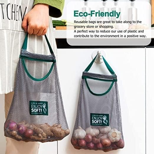 Kitchen Fruit Reusable Mesh Bags
