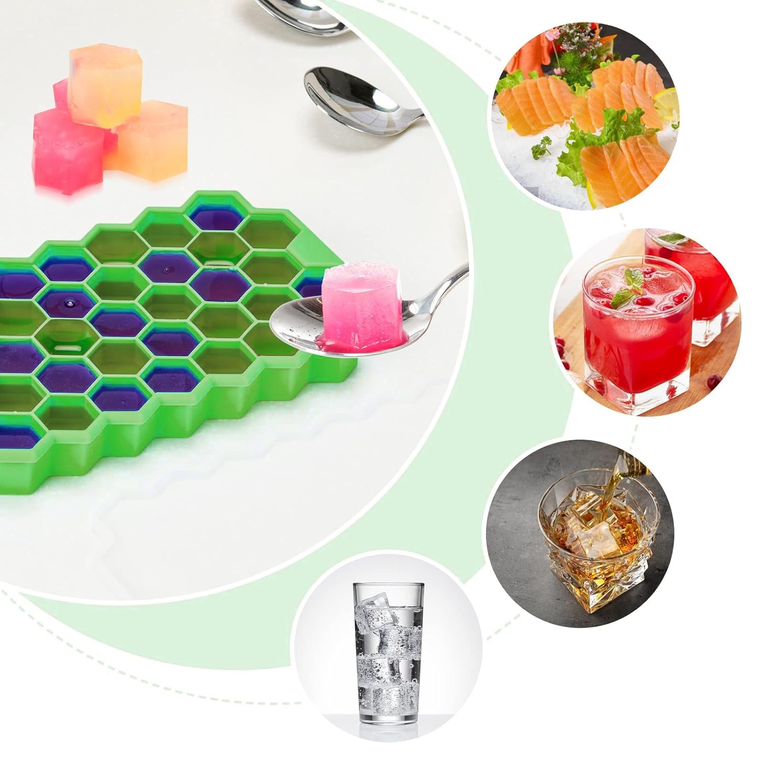 37 Cavity Ice Cube Tray